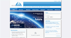 Desktop Screenshot of euromines.org