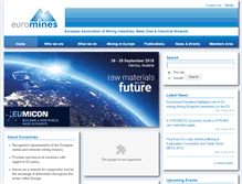 Tablet Screenshot of euromines.org